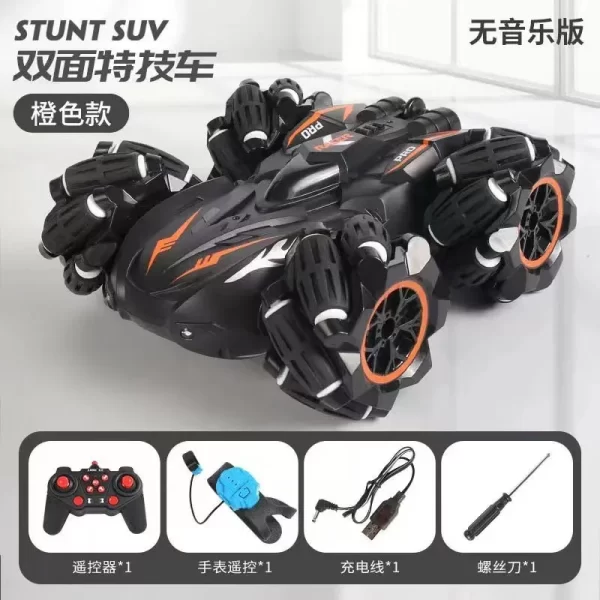 2.4G 4Wd Stunt Drift Vehicle Double Sided 360 Degree Rotation Remote Control Car