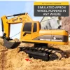 Rc Excavator Toys Factory Price 2.4GHz Rc Engineering Toy 6 Channels Alloy Excavator Metal Model Toys