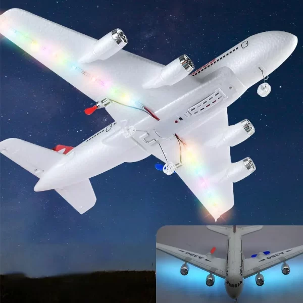 Remote control RC aircraft A380 model aircraft remote control foam glider fixed wing electric toy factory wholesale