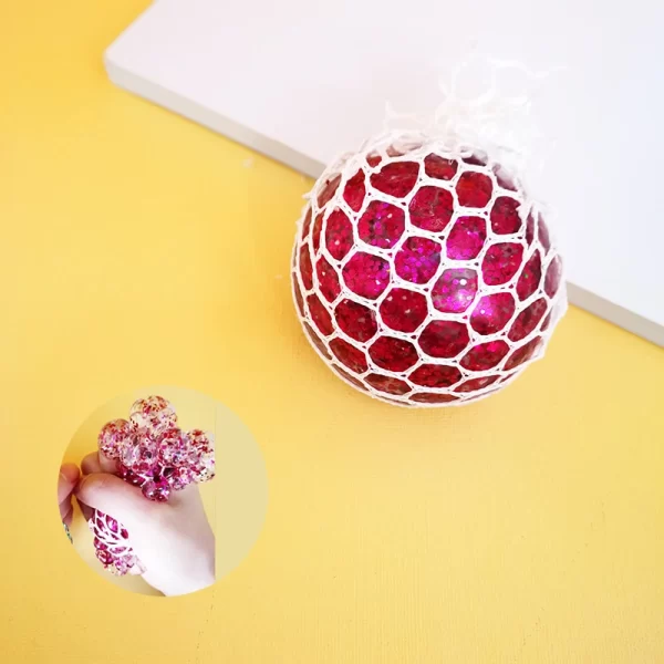 Creative Novelty Vent Toy 5/6/7 cm Sequin Water Beads Grape Ball Stress Relief Squeeze Toy