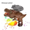 Kid Splatter Ball Launcher Water Bullet Dinosaur Pistol Toy Gun