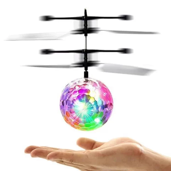 Infrared Hand Flying Toys Inductive Doll Colorful Rc Flying Ball With Led Lights