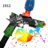 wholesale pistolas hidrogel continuous firing gel toy gun rechargeable 1912 water gel ball blaste