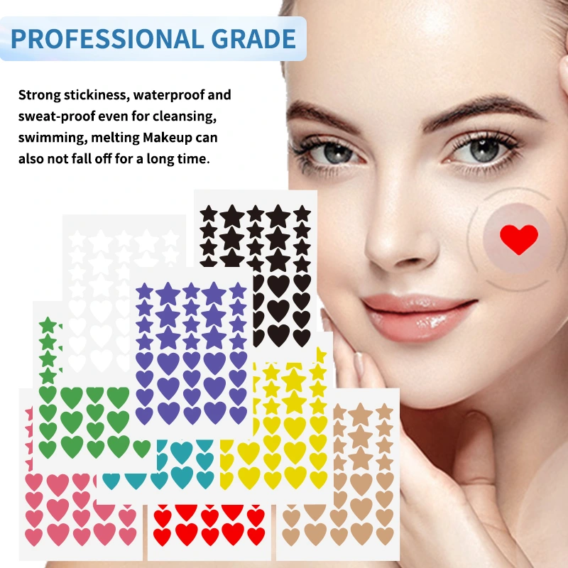 yquida star heart acne patches 72ct (4)