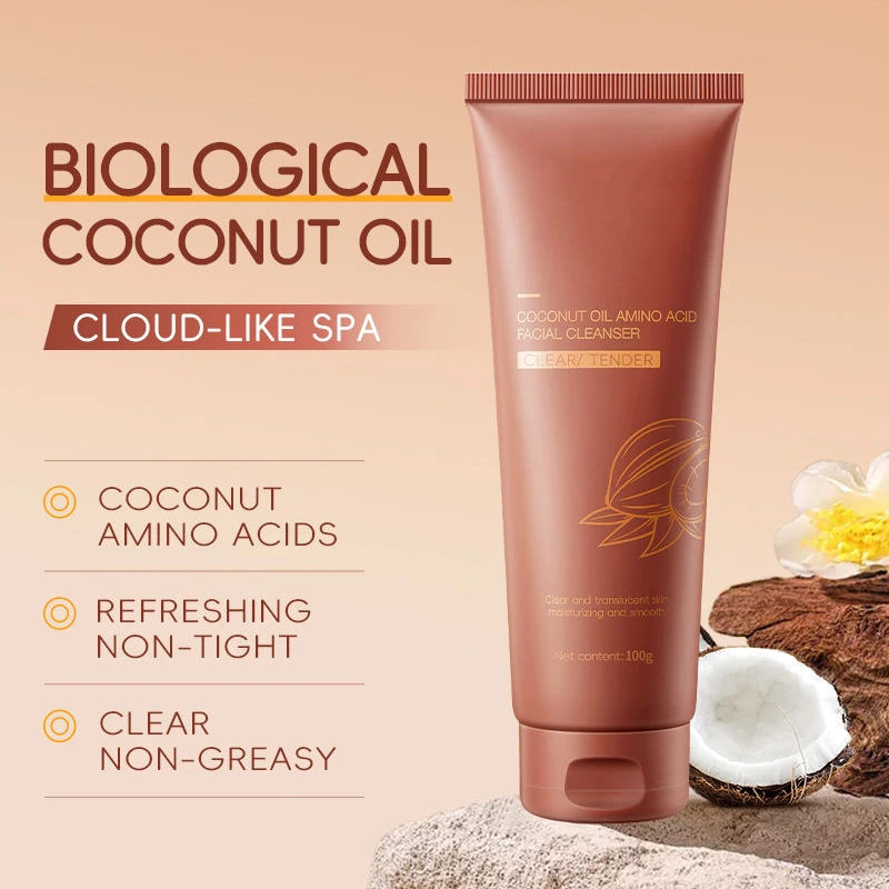 Coconut Amino Acid Deep Cleansing Face Wash – 100g Gentle Hydrating Foam Cleanser - Image 4