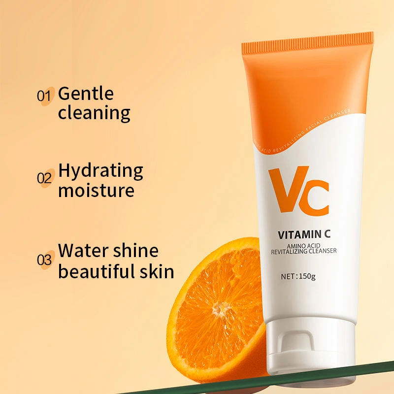 Vitamin C & Amino Acid Brightening Facial Cleanser – 150g Advanced Glow Wash - Image 2