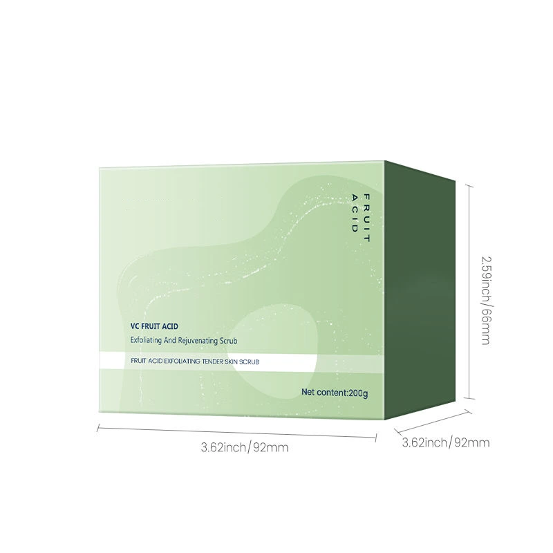 Vitamin C & Fruit Acid Brightening Face & Body Scrub – 200g Exfoliating Treatment - Image 5