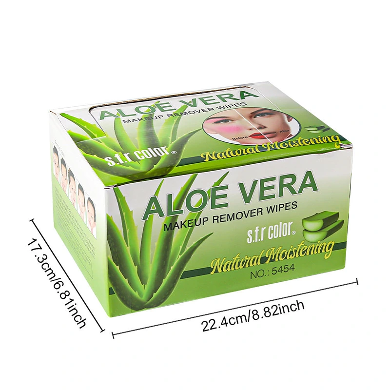 Gentle Aloe Vera & Vitamin E Makeup Remover Wipes – 30ct Soothing Cleansing Towelettes - Image 4