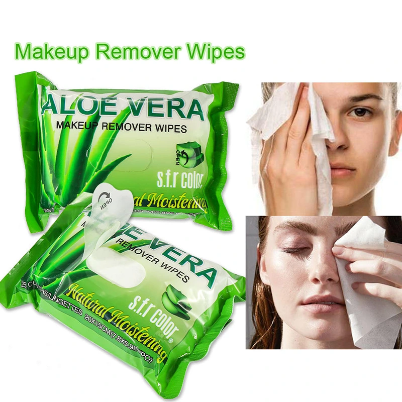 Gentle Aloe Vera & Vitamin E Makeup Remover Wipes – 30ct Soothing Cleansing Towelettes - Image 2