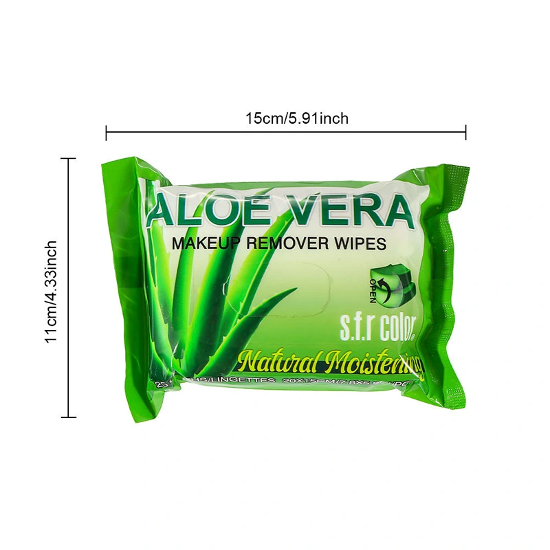 Gentle Aloe Vera & Vitamin E Makeup Remover Wipes – 30ct Soothing Cleansing Towelettes - Image 7
