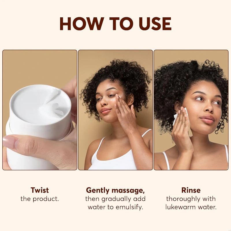 Advanced Herbal Pore-Refining Makeup Removing Cleansing Balm – Deep Hydration & Acne Defense - Image 3