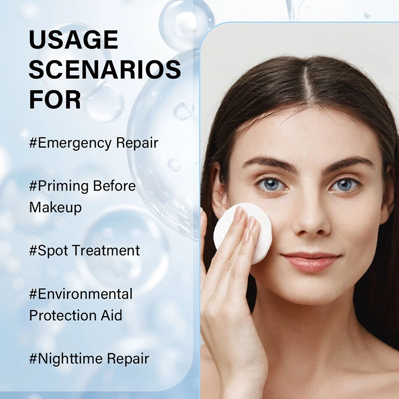 Deep Cleansing Hyaluronic Acid & Centella Makeup Remover Wipes – 50ct Eco-Friendly Pads - Image 2