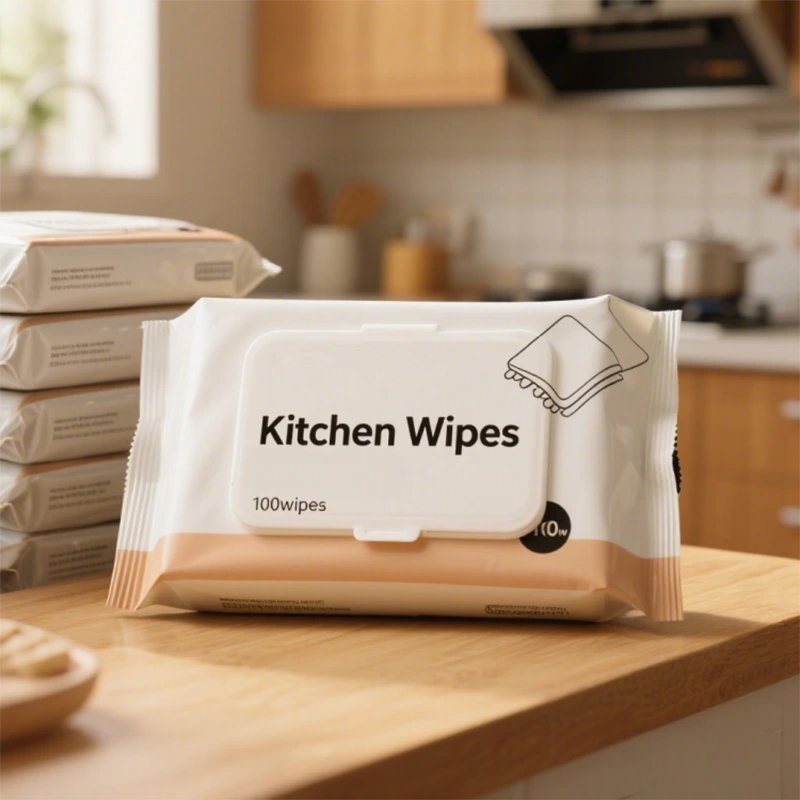 Heavy-Duty Kitchen Degreasing & Cleaning Wipes – 80ct High-Capacity Multi-Surface Towelettes - Image 6