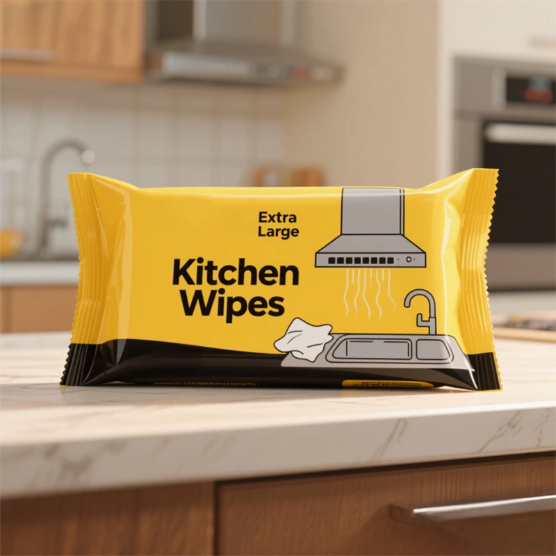 Heavy-Duty Kitchen Degreasing & Cleaning Wipes – 80ct High-Capacity Multi-Surface Towelettes - Image 7