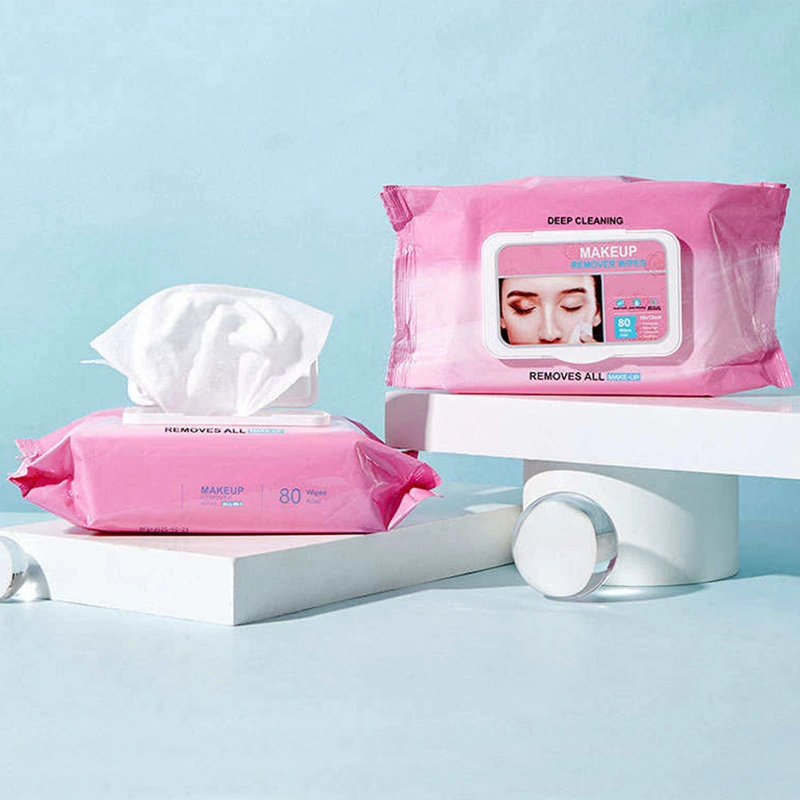 Gentle Micellar Cleansing & Makeup Remover Wipes – 80ct High-Capacity Soft Spunlace Cloths - Image 8