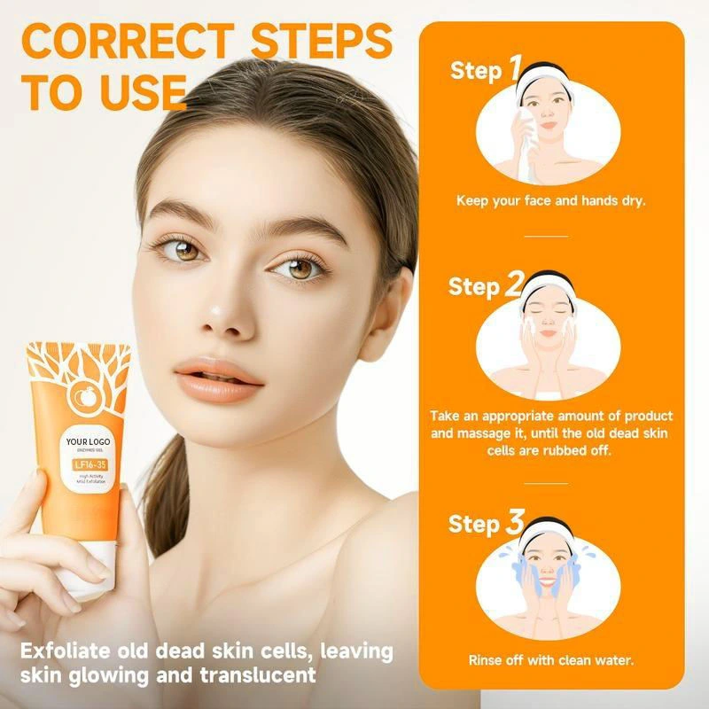 Vitamin C Orange Infused Instant Peeling Gel – 100g Gentle Dead Skin Remover - Image 5