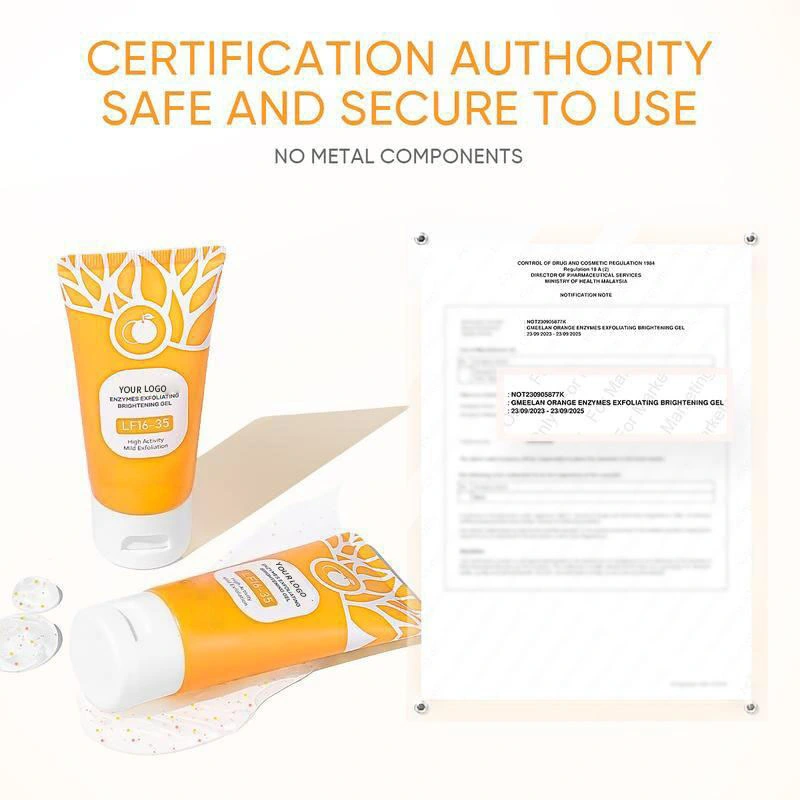 Vitamin C Orange Infused Instant Peeling Gel – 100g Gentle Dead Skin Remover - Image 6