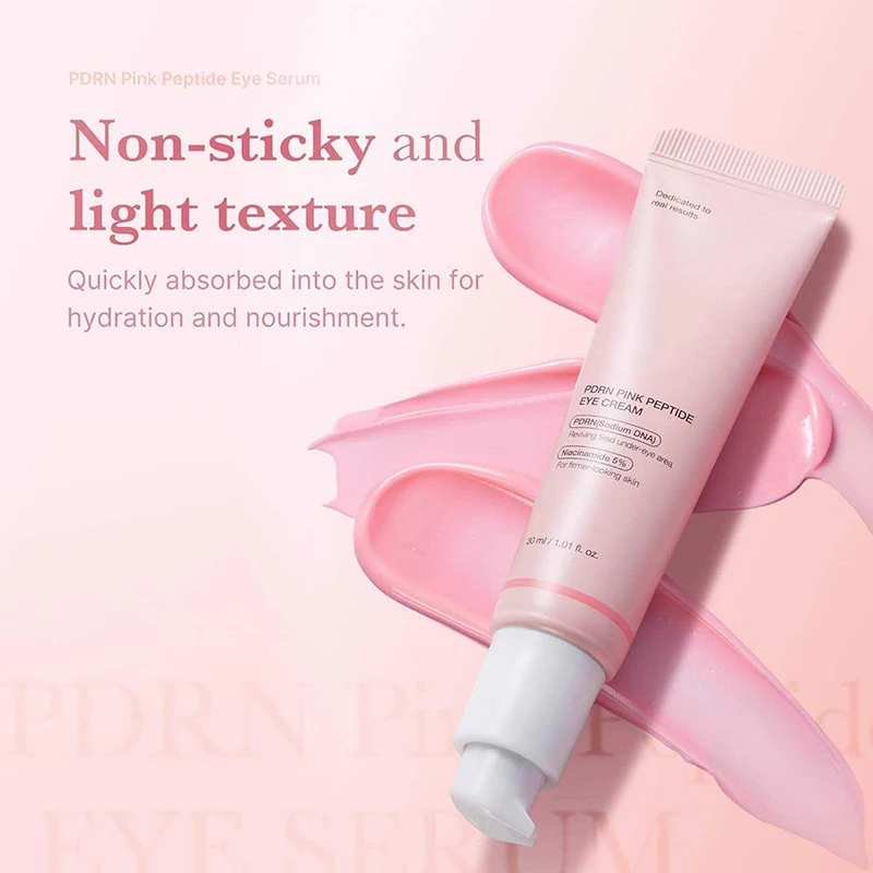 PDRN Salmon DNA & Pink Peptide Eye Recovery Serum – 30ml 360° Triple-Ball Massage System - Image 4