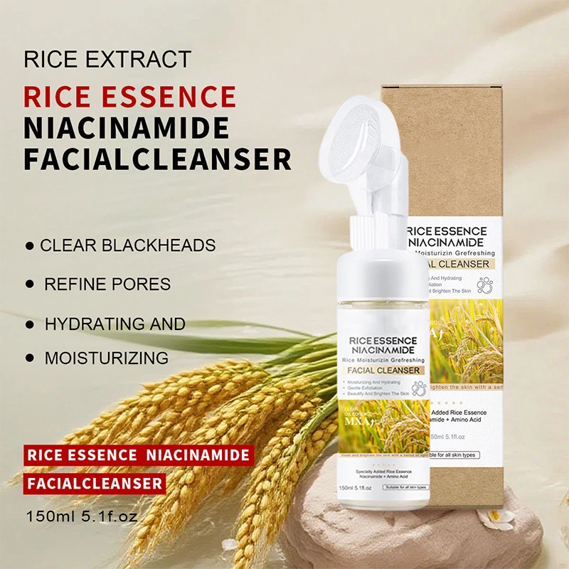 Brightening Rice Extract & Turmeric Foaming Exfoliating Gel – 150g Advanced Skin Resurfacer - Image 3
