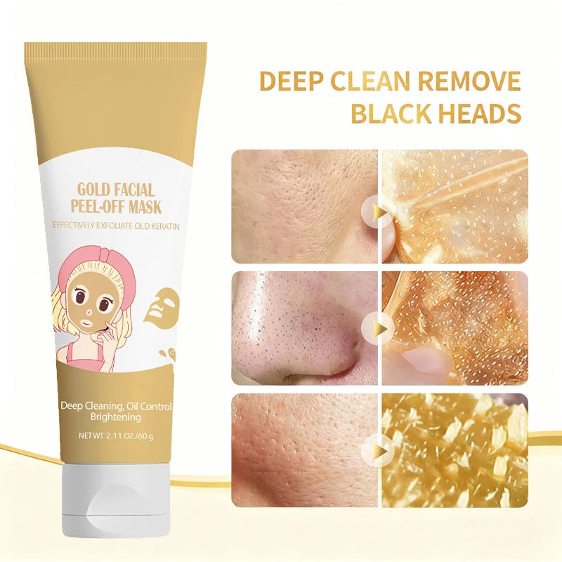 24K Gold Firming Peel-Off Face Mask: Unlock Radiant, Youthful Skin - Image 3